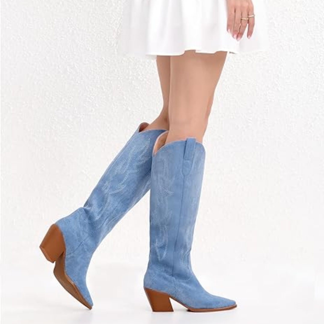 Bianca | Women's Knee High Western Cowboy Boots