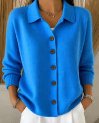 Sophie | Women's Winter Button-Up Collared Jumper