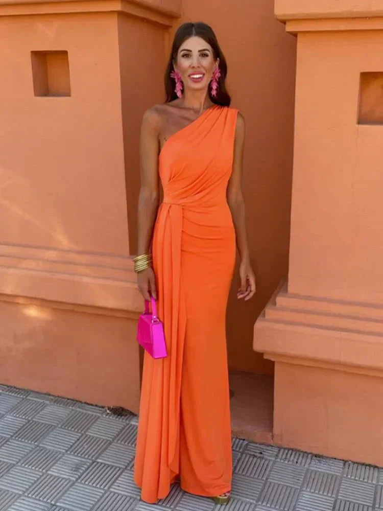 Jessica | Women’s Elegant Draped Wedding Guest Dress