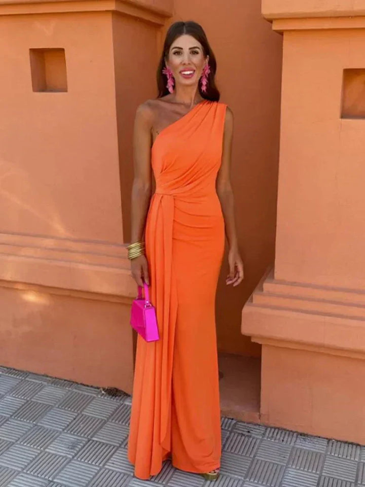 Jessica | Women’s Elegant Draped Wedding Guest Dress
