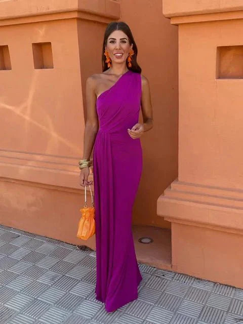 Jessica | Women’s Elegant Draped Wedding Guest Dress
