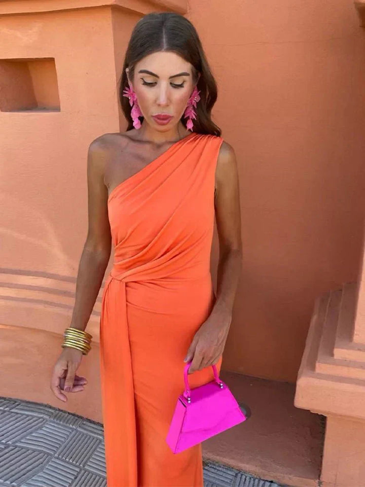 Jessica | Women’s Elegant Draped Wedding Guest Dress
