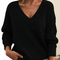Eleanor | Women's Comfortable V-Neck Cashmere Sweater
