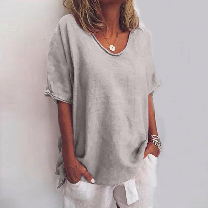 Athena | Women's Classic Short Sleeve Oversized Top