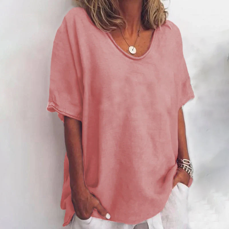 Athena | Women's Classic Short Sleeve Oversized Top