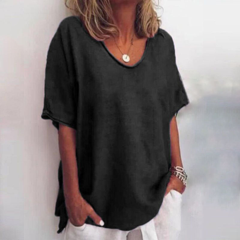 Athena | Women's Classic Short Sleeve Oversized Top