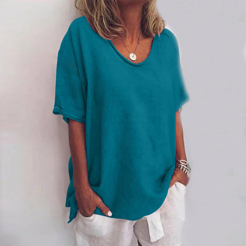 Athena | Women's Classic Short Sleeve Oversized Top