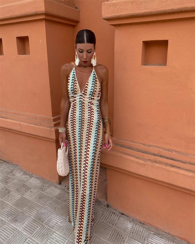 Mia | Women’s V-Neck Boho Summer Dress
