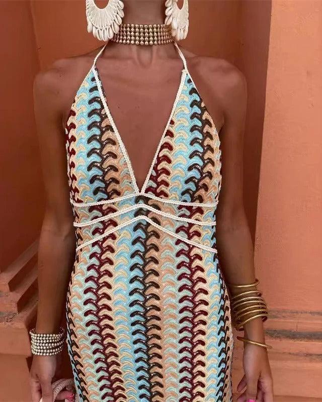 Mia | Women’s V-Neck Boho Summer Dress