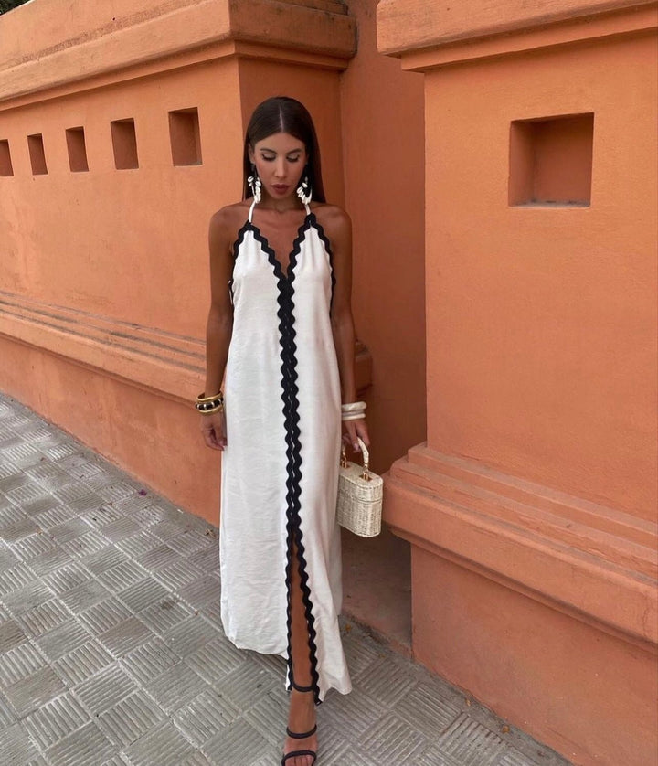 Jolene | Women’s Summer Halterneck Evening Dress