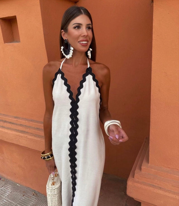 Jolene | Women’s Summer Halterneck Evening Dress