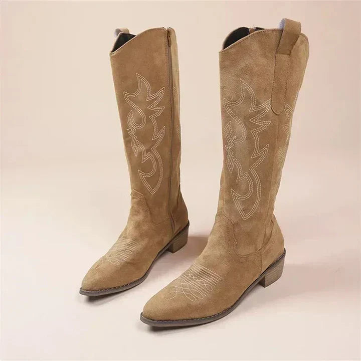 Riley | Women’s Casual Knee High Cowboy Boots