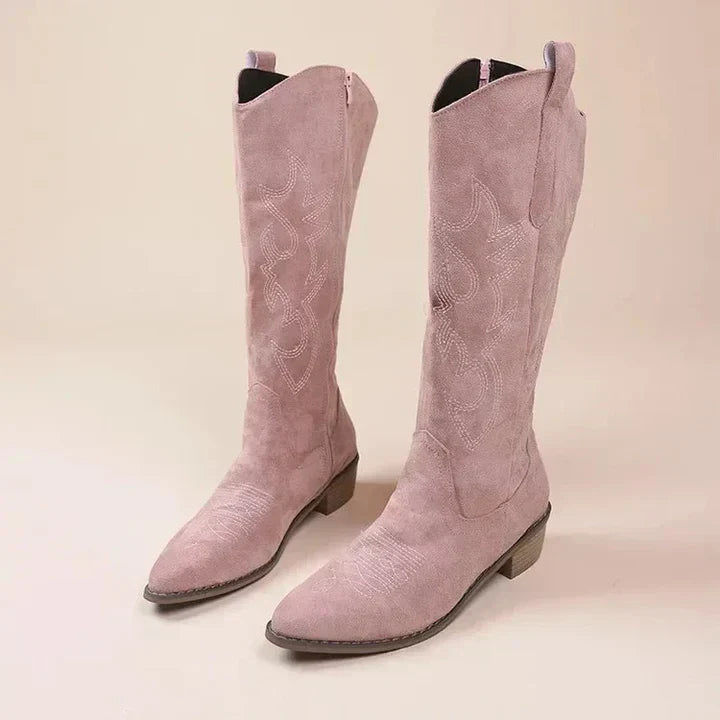 Riley | Women’s Casual Knee High Cowboy Boots