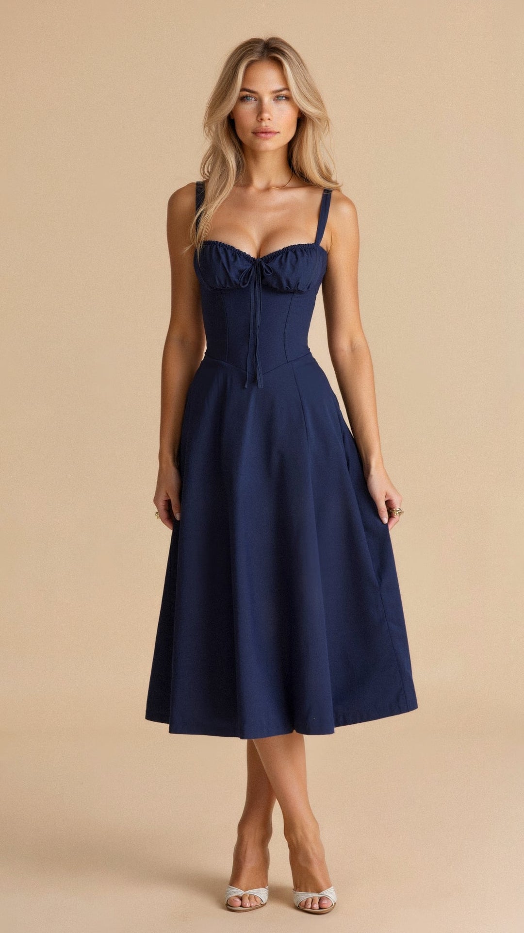 Charlotte | Women’s Summer Floral Midi Dress