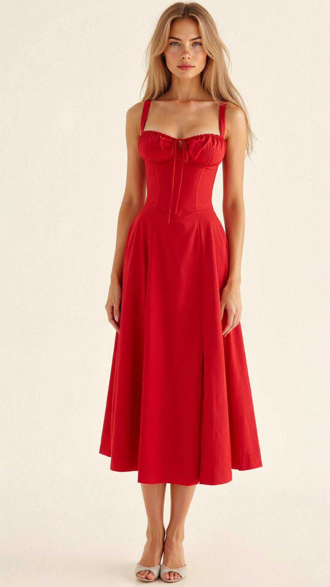 Charlotte | Women’s Summer Floral Midi Dress
