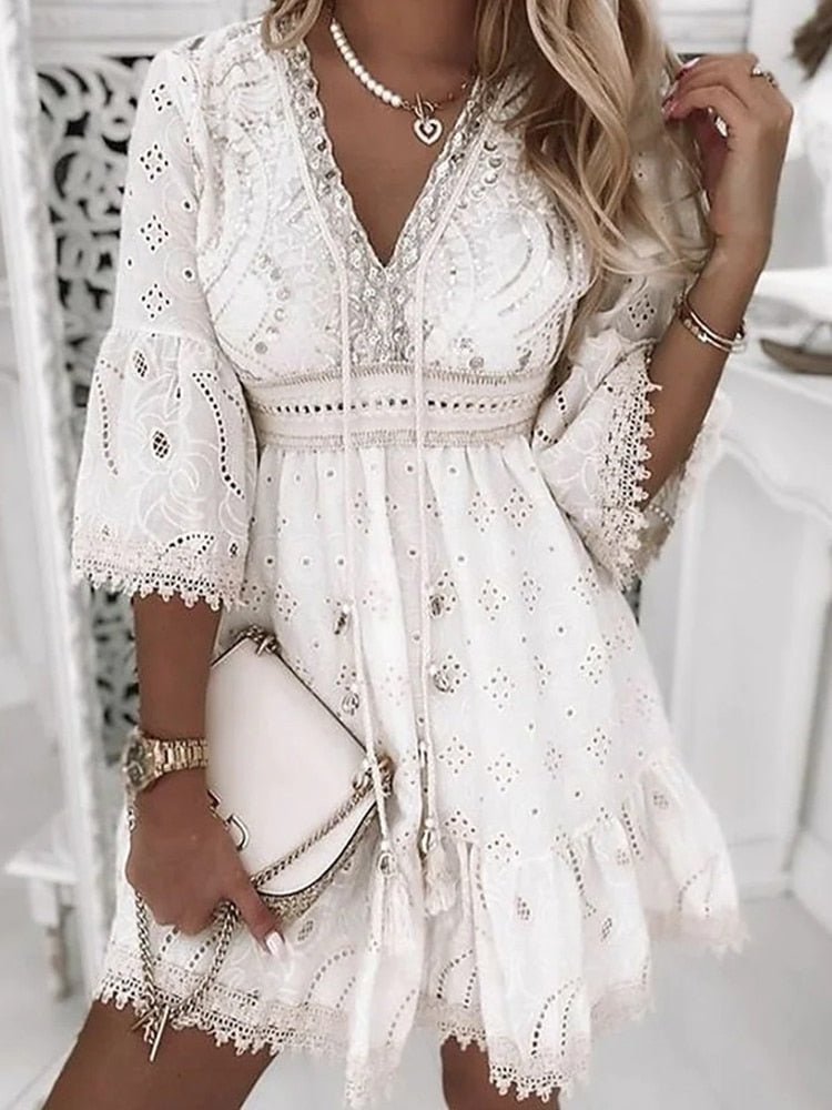 Paige | Women's Summer Boho Mini Dress