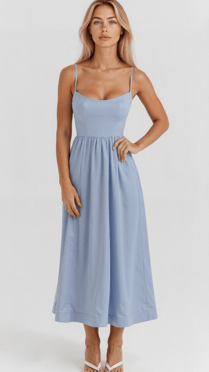 Tanja | Women's Classic Spaghetti Strap A-line Dress