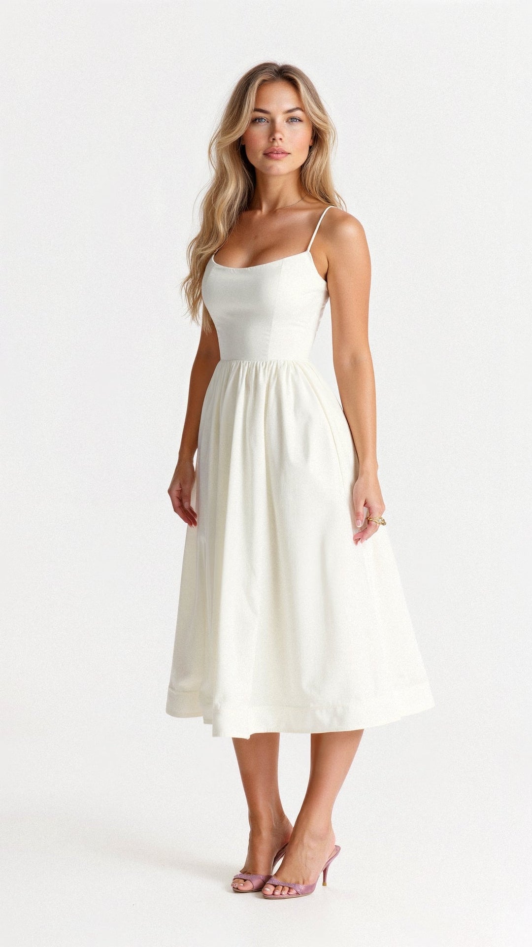 Tanja | Women's Classic Spaghetti Strap A-line Dress