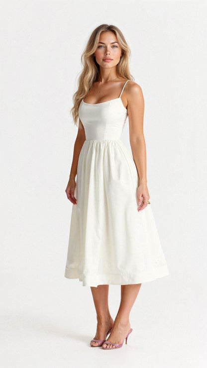 Tanja | Women's Classic Spaghetti Strap A-line Dress