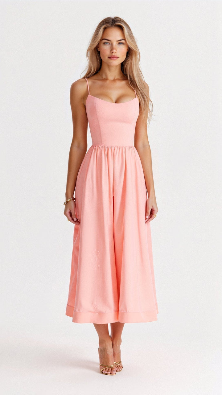 Tanja | Women's Classic Spaghetti Strap A-line Dress