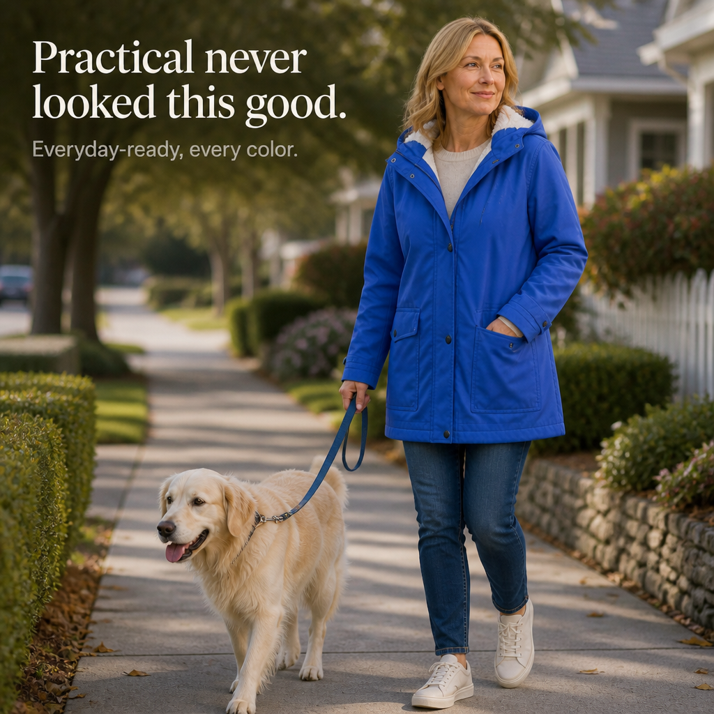 Nicola | Women's Waterproof Lined Hooded Jacket