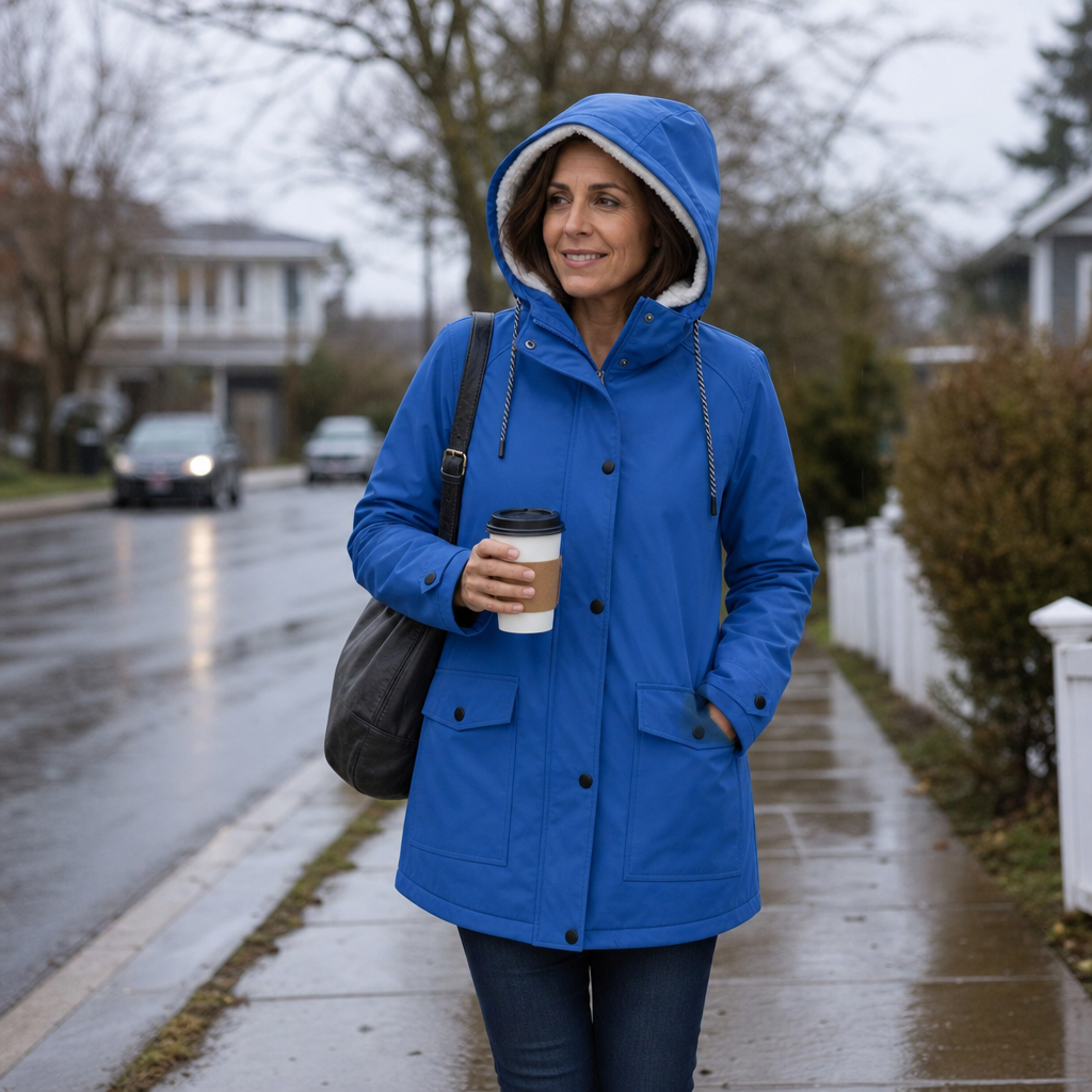 Nicola | Women's Waterproof Lined Hooded Jacket
