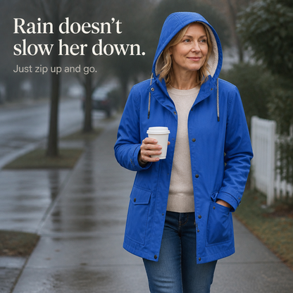 Nicola | Women's Waterproof Lined Hooded Jacket