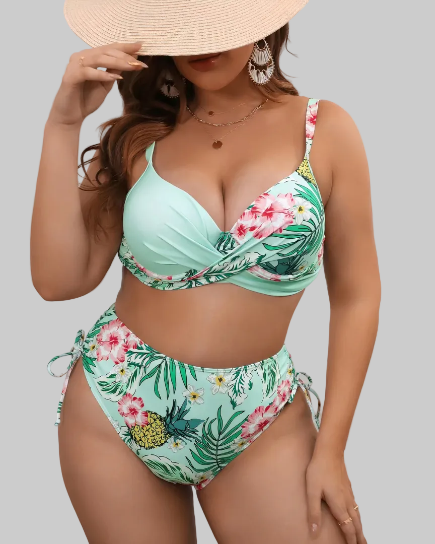 Alexandra | Women's Plus Size Printed Bikini Set