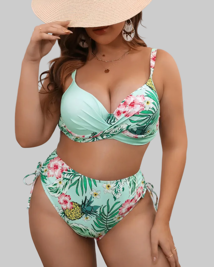 Alexandra | Women's Plus Size Printed Bikini Set