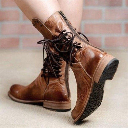 Rose | Women's Casual Orthopedic Boots With Low Block Heel