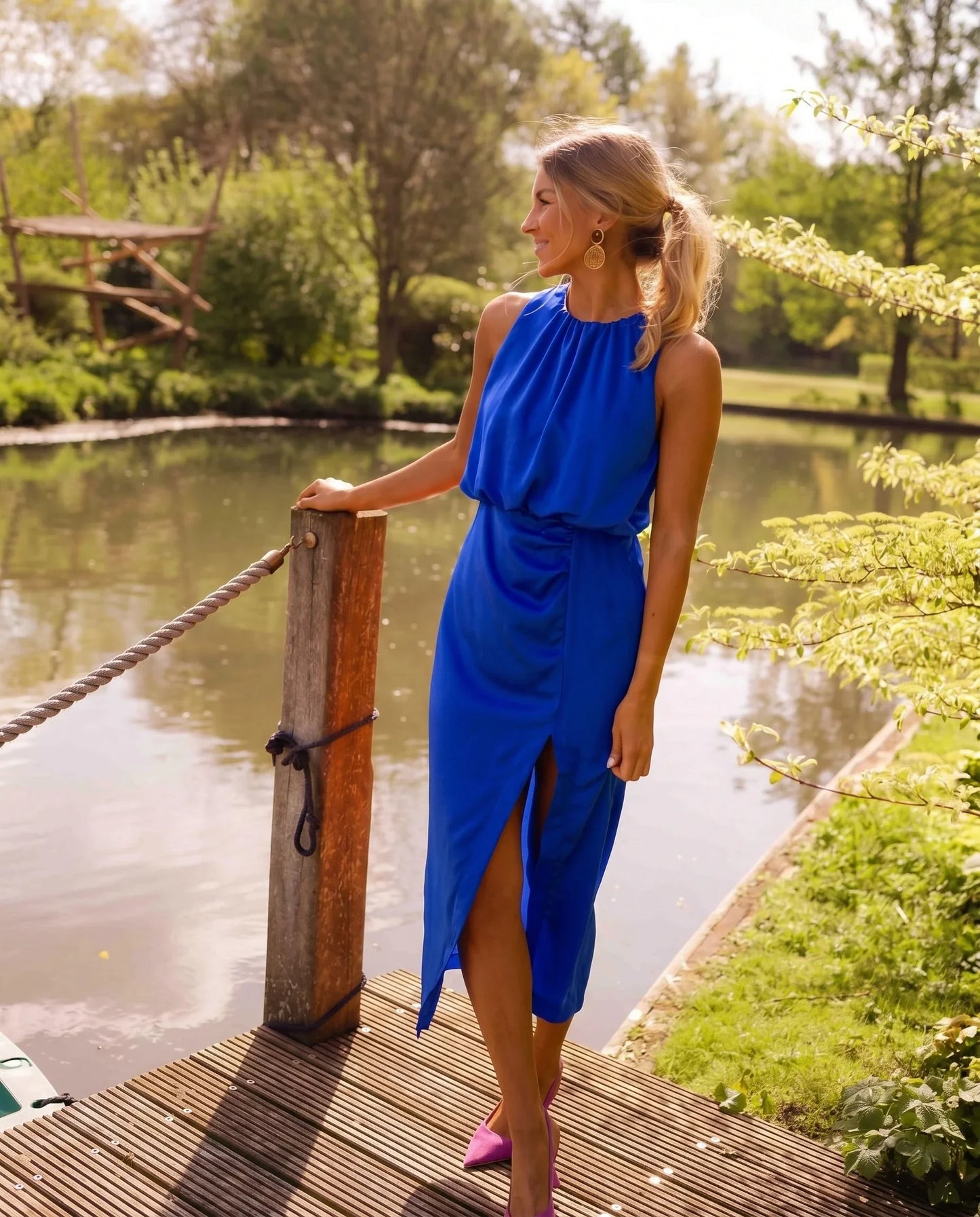 Enya | Women's Elegant Sleeveless Summer Dress