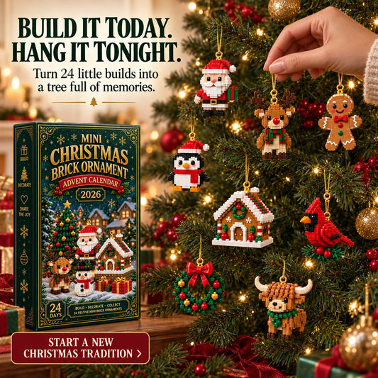 Ornament Advent Calendar Miniature Building Set