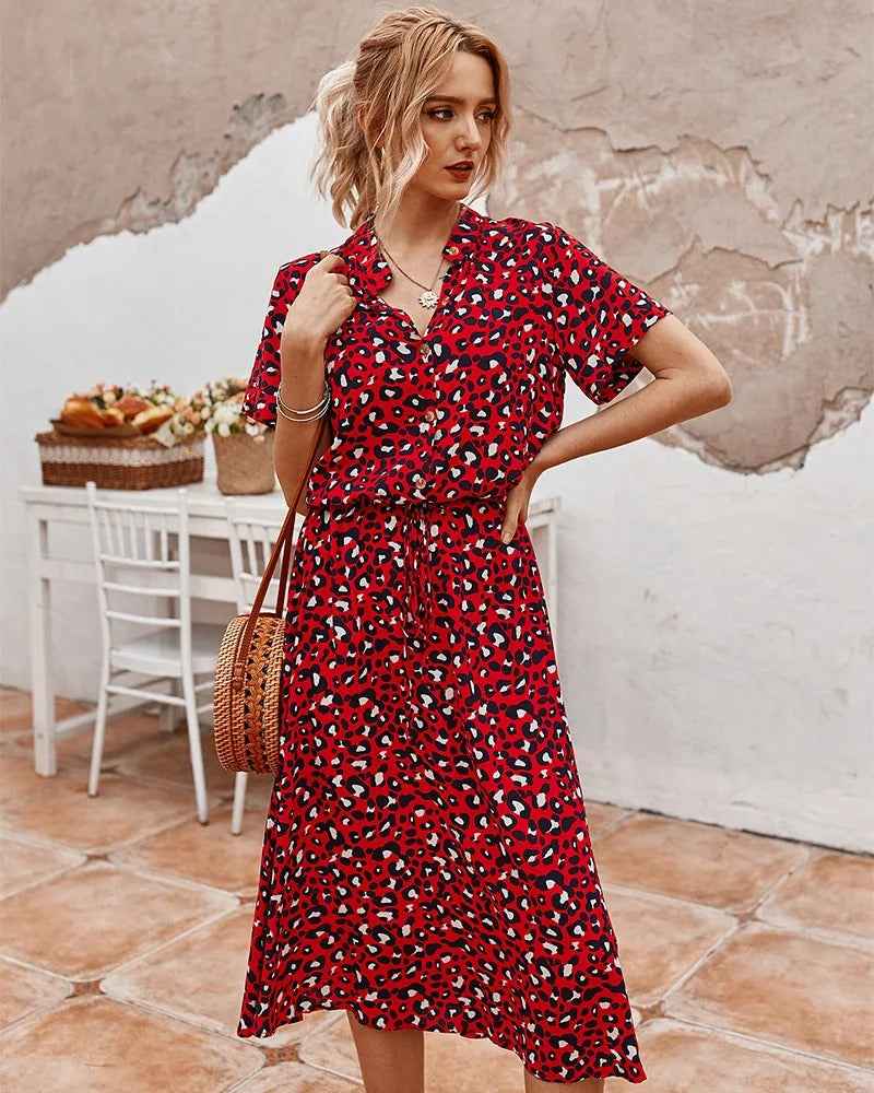 Felicitas | Women's Casual Printed Shirtdress
