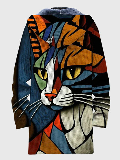 Paige | Women's Artistic Printed Long Jacket