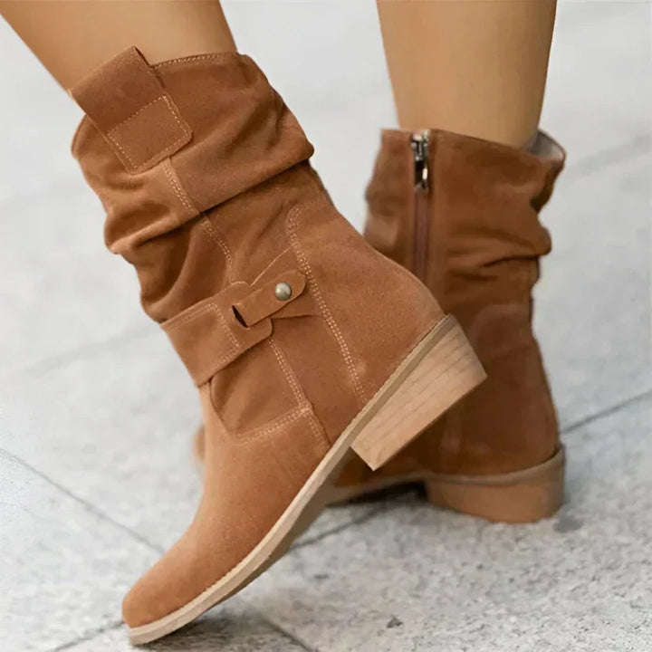 Abigail | Women's Casual Mid Calf Cowboy Boots