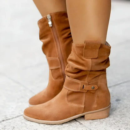 Abigail | Women's Casual Mid Calf Cowboy Boots