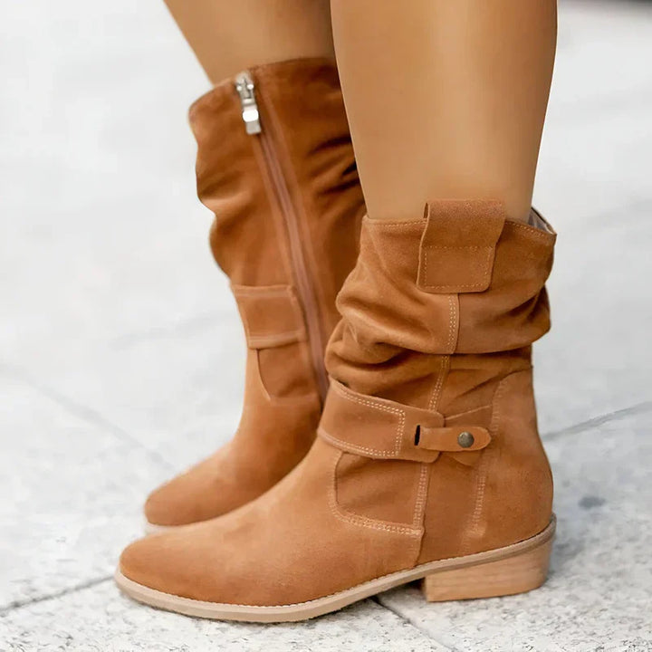 Abigail | Women's Casual Mid Calf Cowboy Boots