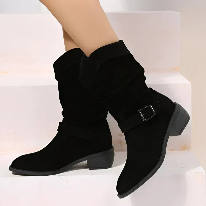 Abigail | Women's Casual Mid Calf Cowboy Boots