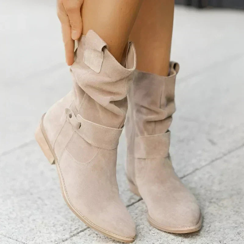 Abigail | Women's Casual Mid Calf Cowboy Boots