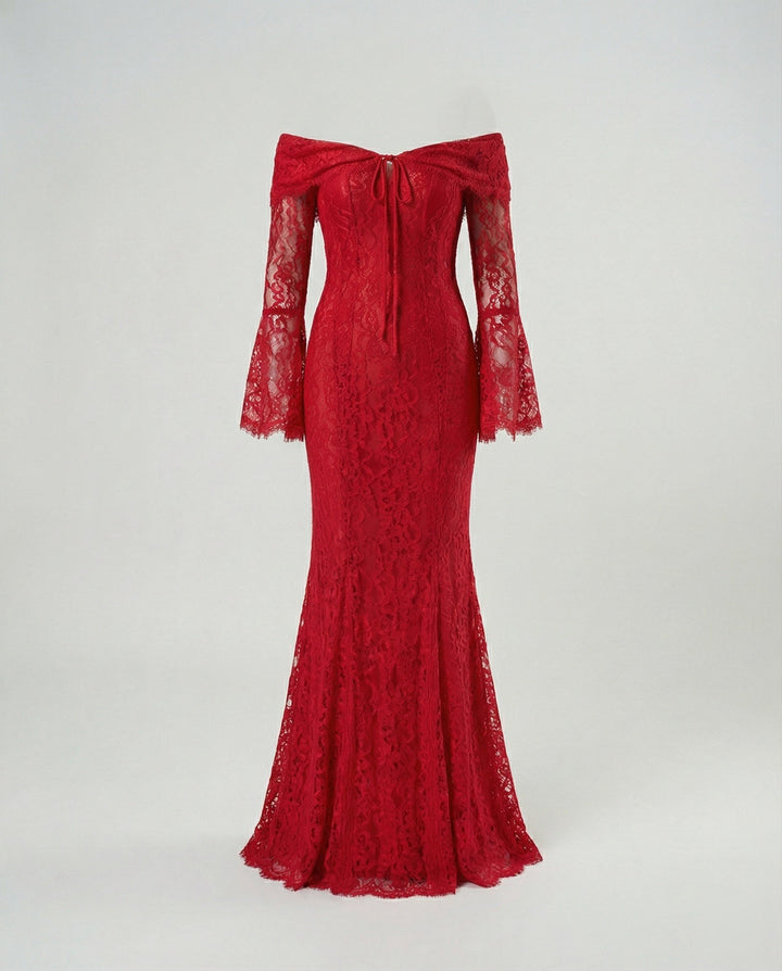 Zena | Women’s Maxi Off-Shoulder Wedding Guest Dress