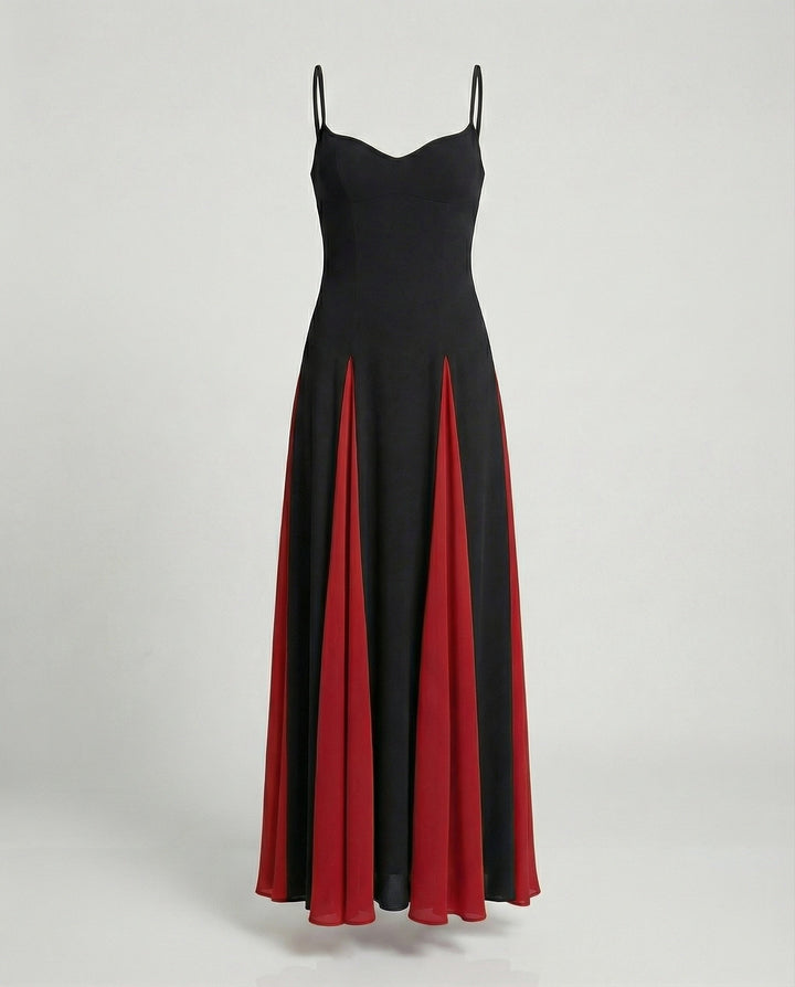 Harellia | Women’s Elegant Spaghetti Strap Maxi Dress