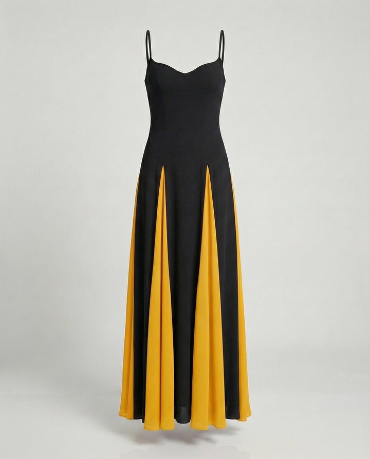 Harellia | Women’s Elegant Spaghetti Strap Maxi Dress