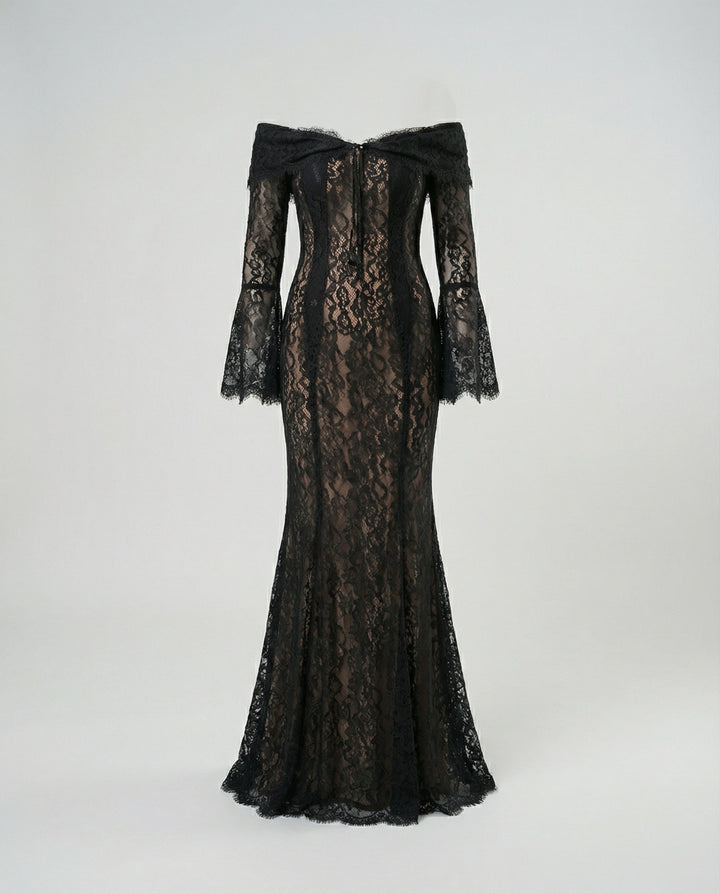 Zena | Women’s Maxi Off-Shoulder Wedding Guest Dress