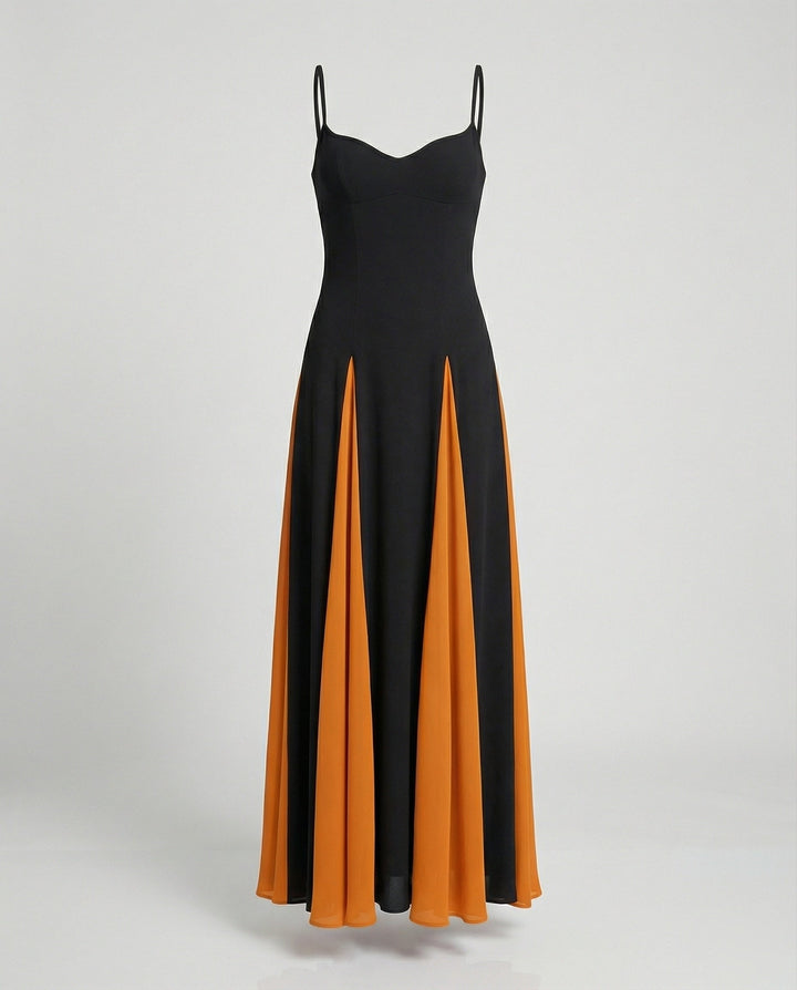 Harellia | Women’s Elegant Spaghetti Strap Maxi Dress