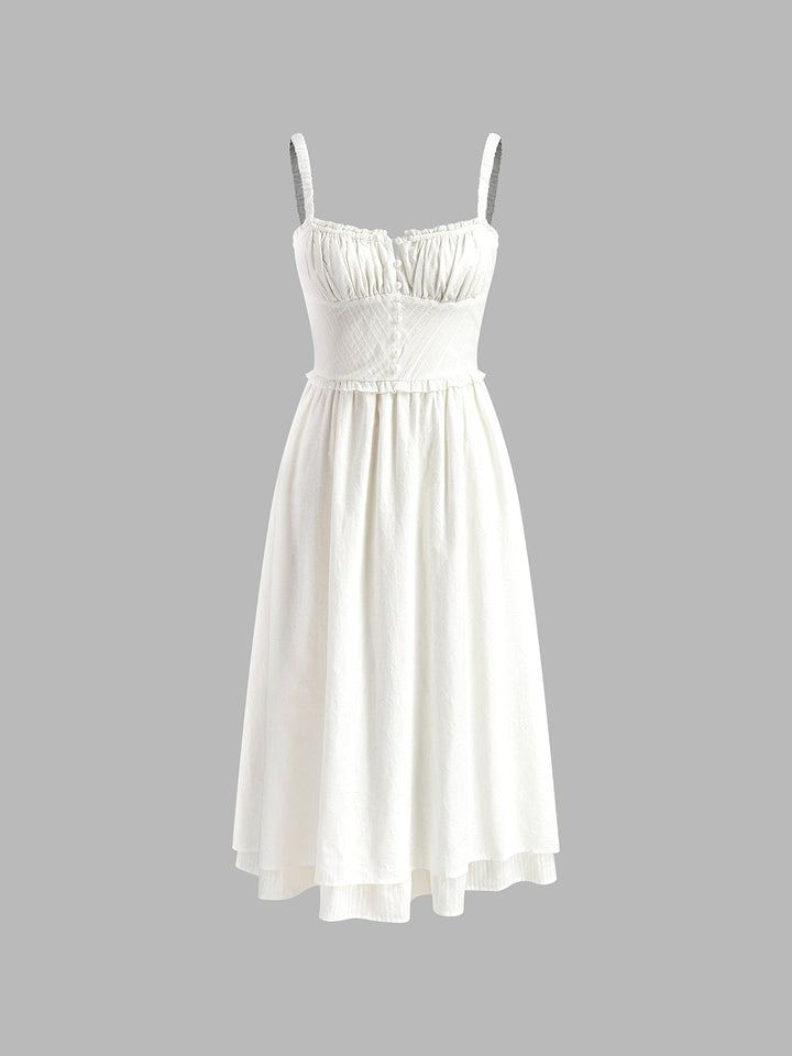 Ciana | Women’s Button Front Summer Midi Dress
