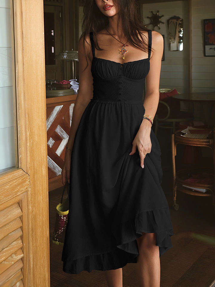 Ciana | Women’s Button Front Summer Midi Dress