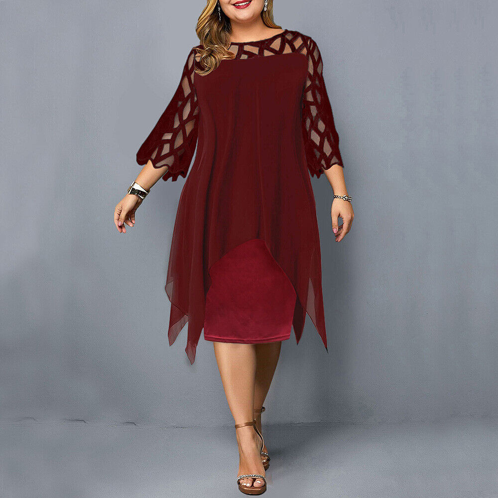 Avrissa | Women’s Round Neck Cut-Out Midi Dress