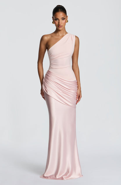 Remi | Women's One-Shoulder Wedding Guest Maxi Dress