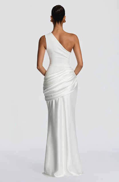 Remi | Women's One-Shoulder Wedding Guest Maxi Dress