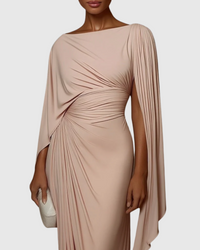 Sandra | Women's Elegant Formal Draped Maxi Dress